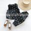 Girls' suits 2020 summer new Korean polka dot girls' suit two-piece suit