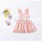 2019 new Kid plaid Floral Vintage Dress Party Pageant Holiday Wedding Dresses Baby Girl Summer Clothes