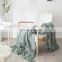 New American-style hand-knitted thread blanket Sofa cover Photograph blanket