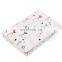2020 summer newest design 2 layers bamboo fiber and cotton fabric cartoon printed breathable dry  baby swaddle summer blanket