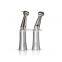 2.35mm dental push button contra angle low speed handpiece dental con triangle push type led