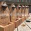 Custom personalized wooden bottle opener, wood bottle openers with cap catcher