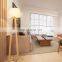 Retro floor lamp hotel wooden light fixture wooden base floor standing lamps for home goods hotel