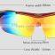 Polarized Sports Sunglasses with 5 Set Interchangeable Lenses for Biking Fishing Running Driving Golf Baseball