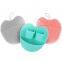 Soft Handheld Silicone Facial Cleansing Brush, Mild Anti-Slip Face Exfoliating and Massage Scrubber Pad
