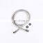 Silver Good Quality Toilet White 1.5 Short Rotating Retractable Flexible Heat Resistant Shower Hose