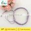 Saints knotted cord bracelet
