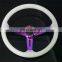350mm 3 Inches Deep Dish 6 Hole Racing Steering Wheel Neo chrome Spoked