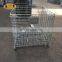 Large stackable steel storage container cage for sale