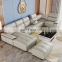 Nordic modern living room sofa manufacturers L shaped velvet fabrics Luxury corner modular sofa sectional sofa set Furniture