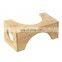 Bamboo Adjustable Original Squatting Toilet Stool Bathroom Anti-Slip toilet Step Stool