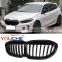 Racing Grill Kidney Grille Front Bumper Gloss Black Grill For BMW 1 Series F40 2020-IN Single Slat Gloss Black