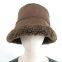 women's fashion faux fur bucket hat