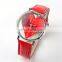 WOMAGE 9729-2 Cute Girls Quartz Heart Watches Causal Leather Strap Hand Watch For Girl