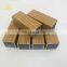 15 years warranty Outdoor use Wood Grain Rectangular Aluminium  tubes for decoration