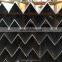 Hot!brush alloy aluminium angle square  bar  with large dimension and kinds of  dimension with different coated