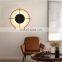 Creative Clock Lights LED Wall Lamps Bedside Bedroom Study Living Room Aisle Flats Salon Decorative Indoor Lighting