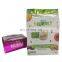 Custom  Biodegradable Ralled  Oate 8 Sides Flat Bottom Packaging 250g 500g 1kg  Oats  Flat bottom bag with Zipper