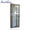 Superhouse 2015 new economic frameless casement aluminium door office entrance glass door