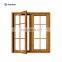 Usa Swing Open Style And Aluminium Frame Wood Window With Triple Tempered Glazed