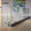 Aluminum U Channel Glass Railing Stainless Steel Handrail Frameless Glass Balustrade Balcony Deck Base Rail Stairs Railing