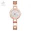 SHENGKE SK Ladies Watch Flowers Dial With Dazzling Crystal Index  Jewelry Watches Women Wrist Luxury Alloy Case  K0019L