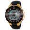 Fashion casual men dual time sport watch Skmei 1016 digital movement 50m waterproof brand wristwatches