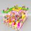 Amusement Park Custom Theme Plastic Kids Cheap Playground Indoor Play Equipment With Slides