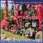Harvester modification anti sinking half chain rail mud ground flexible and convenient