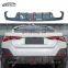 G26 KB Style High Quality Carbon Fiber Rear Diffuser With Light Rear Bumper Lip For BMW 4 Series G26