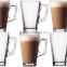 Latte Glasses 240ml Tea Coffee Cappuccino Hot Chocolate Glass Cups Mugs                        
                                                Quality Choice