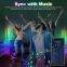 Hot Sale 1.65m APP Led Corner Floor Lamp Remote Control Music Rhythm Decorative Room vibe Corner Lamp RGB Floor Lamp