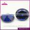 oval cut synthetic blue spinel gemstone