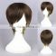cheap short 35CM brown color mixed synthetic lolita cosplay wig