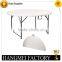 easy to carry folding plastic half round tables for outdoor event