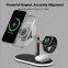 Magnetic Wireless Charger 3 in 1 15W Wireless Charging Station for Multiple Devices fast charger station Stand for iPhone 16