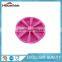 Food grade 8 triangular silicon round cake mould