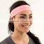 2016 Custom Colorful candy design nylon sports elastic headband
