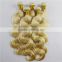 Qingdao Emeda Hair Products Sew in Human Hair Extensions Blond