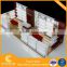 China factory magnetic floating and rotating display stands acrylic shoe display
