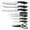 POM HANDLE (2CR13)12PCS KITCHEN KNIFE SET