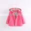 2015 Children New Fashion European Style Girl Woolen Coat Kids Double-breasted Wind Coat