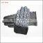 Cheap women fake leopard fur and PU leather stitching gloves wholesale price gloves