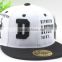 Letter D Embroideried 6 Panel Flat Brim Fashion Kids Children Sun Cap