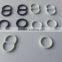 8mm Zinc Alloy material Slider N Ring in Sprayed white/black color For Bra and Swimming Wear -- M1767