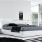 Wokemanship high quality elegant modern soft leather bed double size bed
