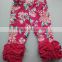 2016 girl knit cotton pant wholesale floral icing pants boutique icing baby leggings                        
                                                Quality Choice