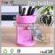 Promotional plastic pen canister for desk organizer