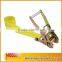 Easily tighten 2inch endless ratchet tie down/50mm endless ratchet straps with no hook polyester webbing strap