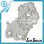 Custom embossed metal sticker self adhesive embossed metal sticker wine bottle embossed metal sticker